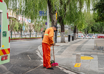 人工道路清扫