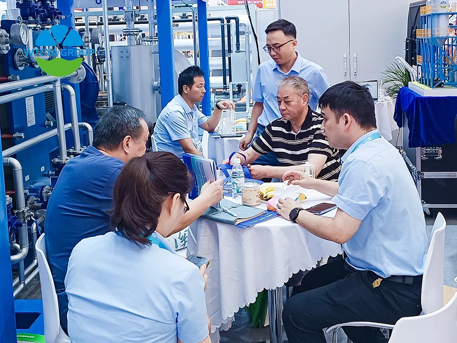 威特雅上海化工展现场